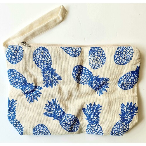 Dark Blue Pineapple Pouch