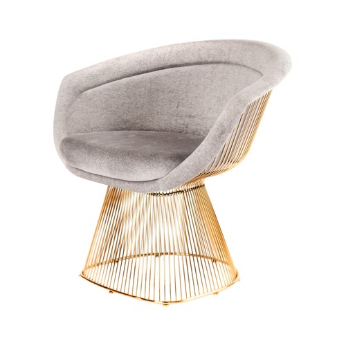 Platner Lounge Chair - Grey