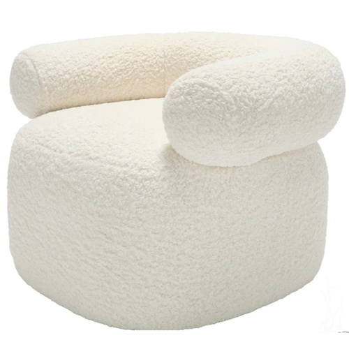 The Puffer Boucle Accent Chair
