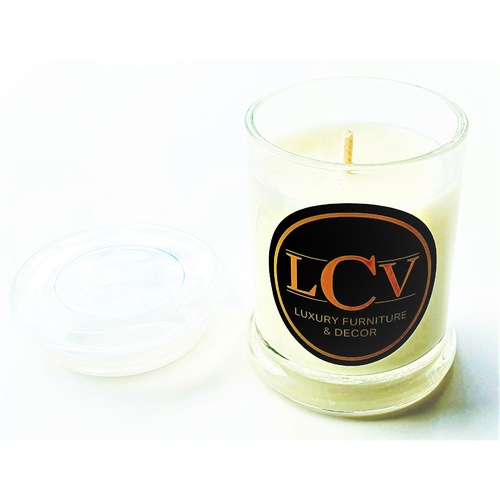 Lemon Myrtle & Peony Scented Candle - Made From Coconut & Pure Soy 160g