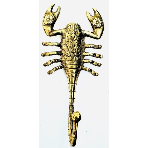 Brass Scorpion Wall Hook