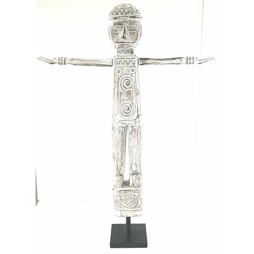 Primitive Sumba Statue Hand Carved Wood