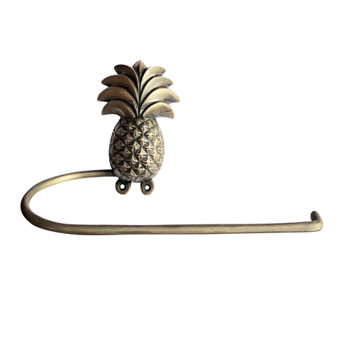 Brass Pineapple Toilet Roll Holder 
