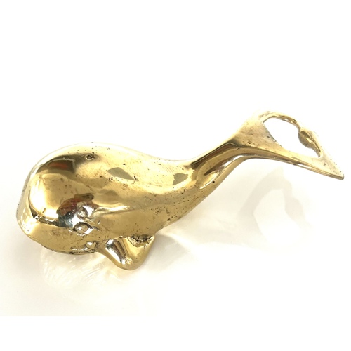 Brass Whale Bottle Opener